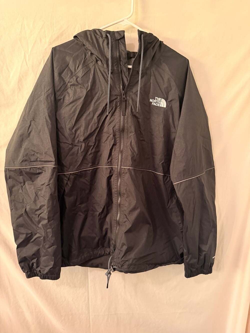 The North Face Windbreaker Jacket Size XL Black DryVent Hooded